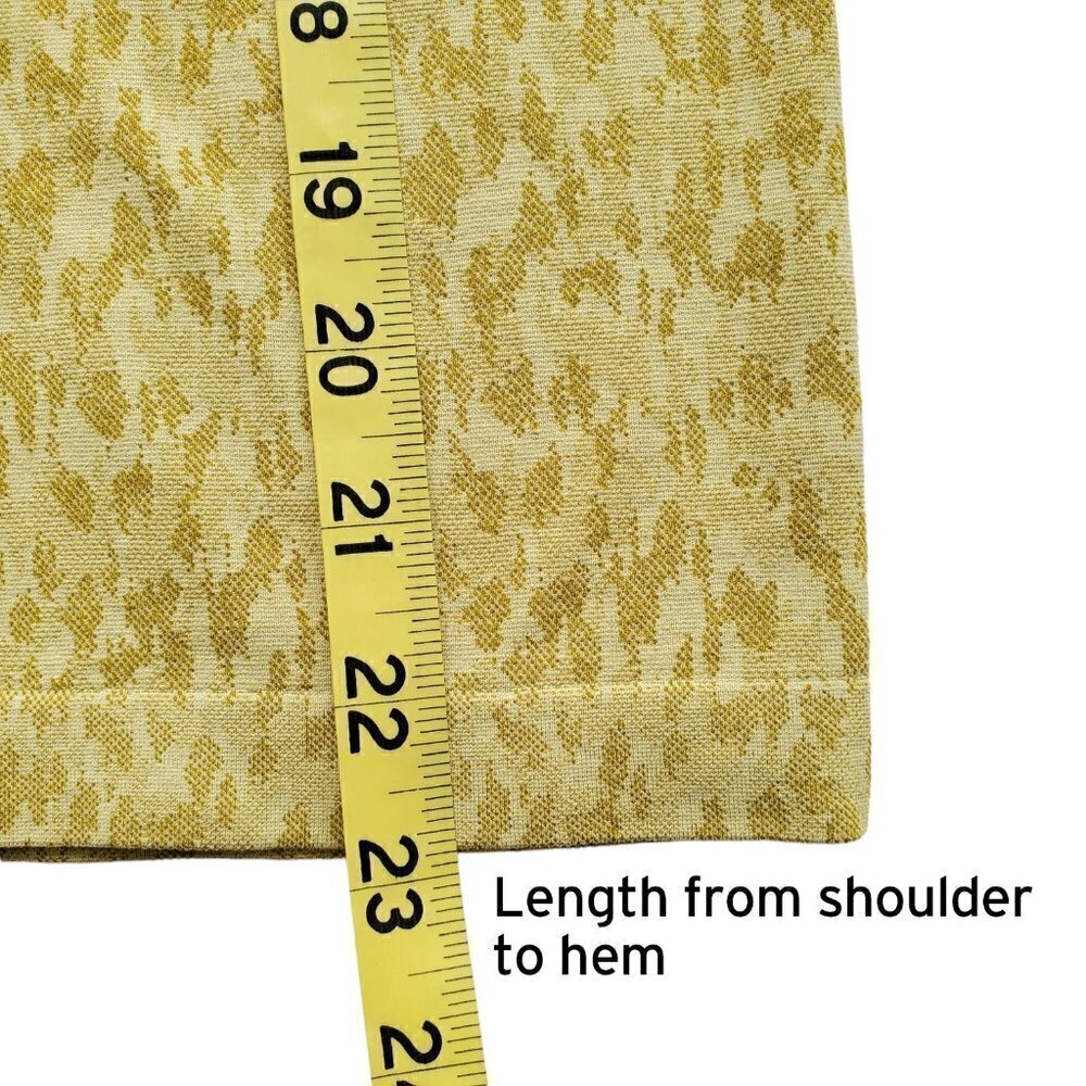 ATHLETA Momentum Allure Lemon Lime Animal Print Tee XXS - Picture 11 of 14